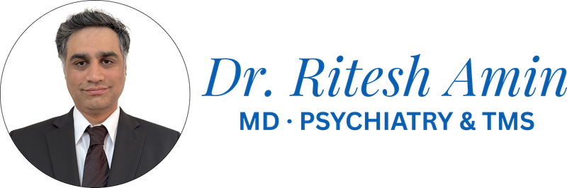 Dr. Ritesh Amin, MD - TMS Therapy & Psychiatry logo