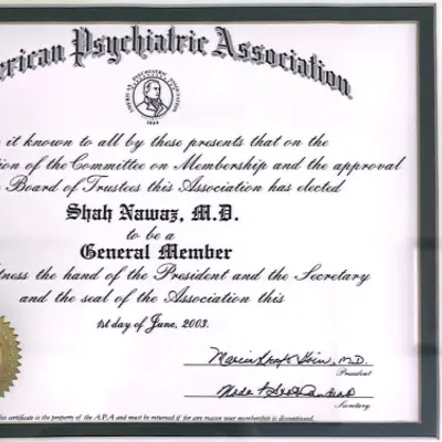 Shah Nawaz - TMS psychiatrist in Waterbury