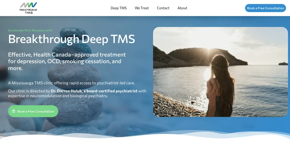 NextWave TMS website homepage